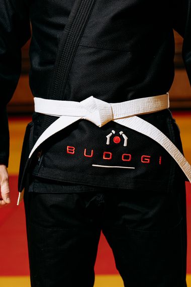 Чорне кімоно для хлопців/чоловіків, джиу-джитсу, TM BUDOGI, зріст 160 см, щільність 450 гр/м.кв. | Зображення 2