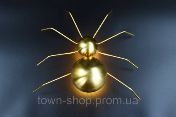 Бра настенное LED WB5062 Латунь 27х30х9 см. | Зображення 3