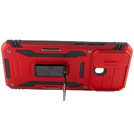 Ударостійкий чохол Camshield Army Ring для Xiaomi Redmi 9C / 10A Силікон, Червоний / Red | Зображення 4