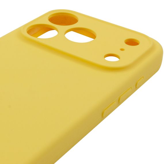 Чохол Silk Full Camera Protective (AA) NO LOGO для Apple iPhone 17 Pro / 18 Pro (6.3") Жовтий / Yellow | Зображення 3