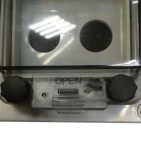 Корпус КП102 PRO IP65 для кнопок 2 место с прозрачной крышкой Ny95505368 | Зображення 3