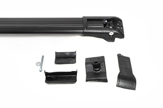 Перемички на рейлінги під ключ (2 шт) Чорний для Mercedes E-сlass W210 1995-2002 рр | Зображення 2