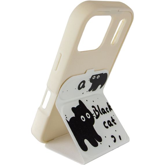 Чохол TPU Panel Stand для Apple iPhone 17 Pro Max (6.9") Black Cat | Зображення 3