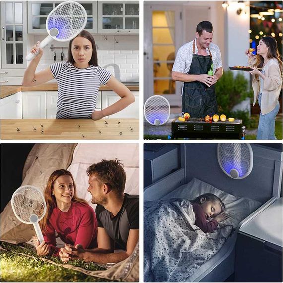 Ловушка для насекомых с UV подсветкой WD-956 Rechargeable 1200 mAh White | Зображення 6