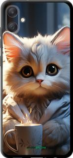 Чохол на Samsung Galaxy A05 Білий кіт "5646b-3355-2448"