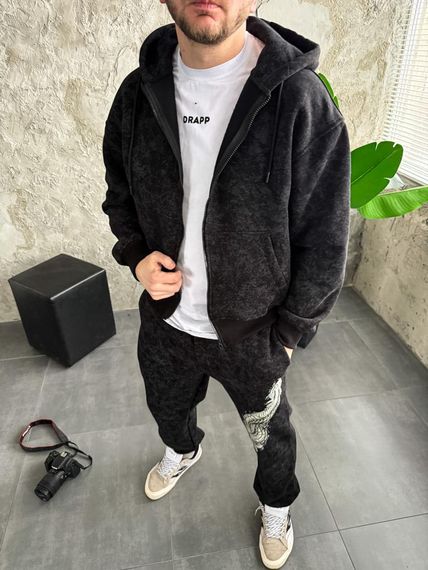 Костюм утеплений зіп худі/штани DRAPP дтф | Зображення 2