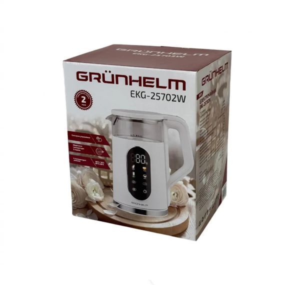 Електрочайник Grunhelm EKG-25702W 1.7 л білий | Зображення 5