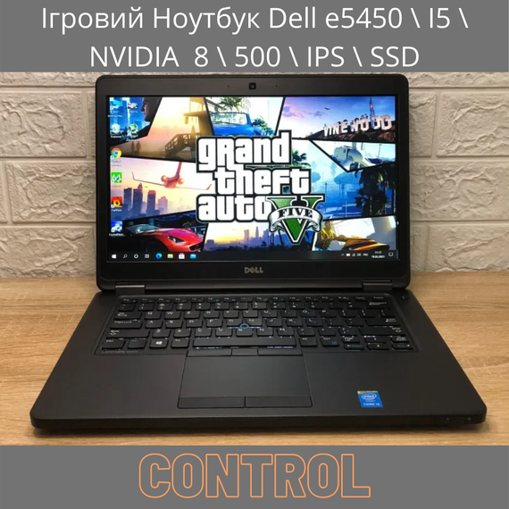 Игровой Ноутбук Dell e5450 \ I5 \ NVIDIA  8 \ 500 \ IPS \ SSD