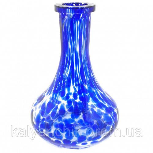 Колба Drop (Капля) синяя с разводами 4026-1