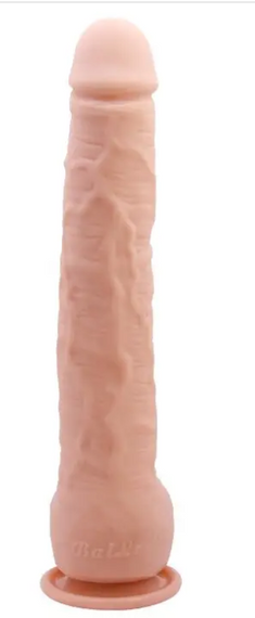 Фалоімітатор на присосці Baile Beautiful DICK 10.6" Flesh sexstyle | Зображення 4