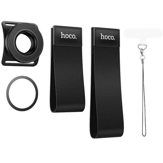 Магнитный держатель Hoco GT20 для запястья Black | Зображення 5
