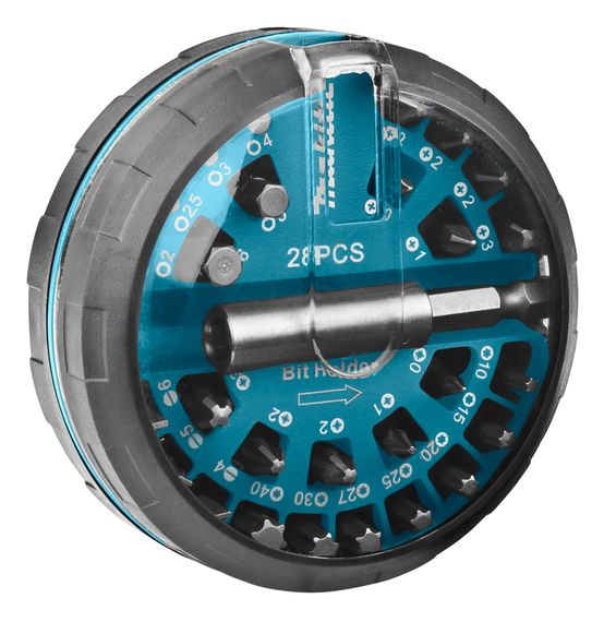 Набор бит и магнитный битодержатель Makita B-28911 | Зображення 1