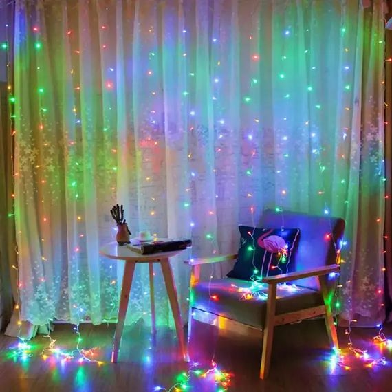 Гірлянда-штора Сіточка LED XPRO G-49 (23457421602_322) | Зображення 1