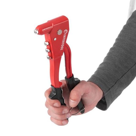 Пістолет заклепувальний ручний суцільностальний INTERTOOL RT-00101 | Зображення 6