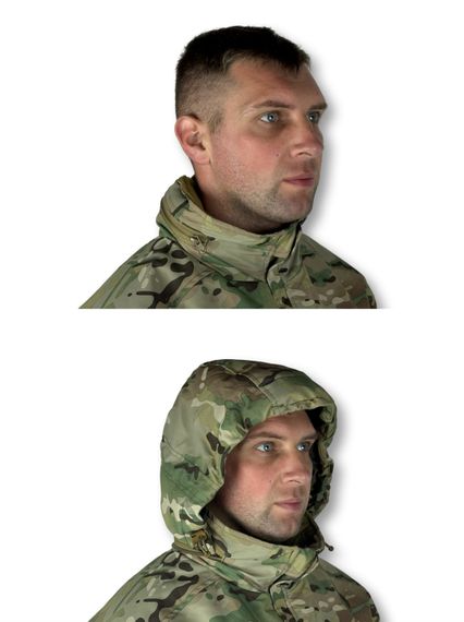 Зимова Вітровологозахисна куртка Raptor Tac «Альфа Лайт» Мультикам 58/4 | Зображення 7