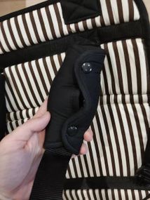 Безкаркасне автокрісло дитяче крісло Mylti Function Чорно-біле смужка