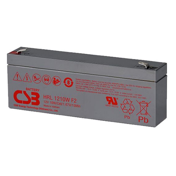 Аккумуляторная батарея CSB HRL1210W F2FR 12V 2.3A h (178х34х64мм)