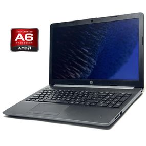 Ультрабук HP 15-db0521sa / 15.6" (1920x1080) TN / AMD A6-9225 (2 ядра по 2.6 - 3.0 GHz) / 8 GB DDR4 / 128 GB SSD / AMD Radeon R4 Graphics / WebCam / Win 10 Home б/в