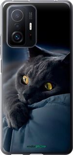 Чохол на Xiaomi 11T Pro Димчастий кіт "825u-2552-2448"
