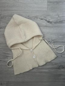 Шапка-капор в'язана One Size 55-58 Молочний  (5010)