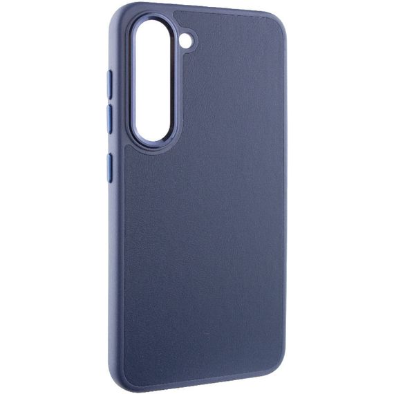 Шкіряний чохол Bonbon Leather Metal Style для Samsung Galaxy S23 Синій / Navy blue | Зображення 1