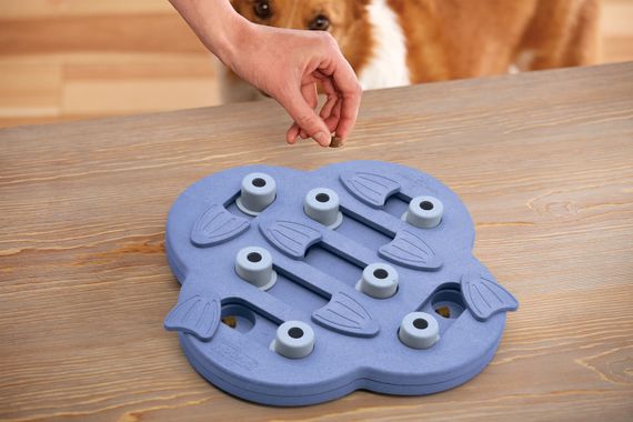 Іграшка інтерактивна для собак OutwardHound Nina Ottosson Dog Hide N`Slide - Composite, фіолетова | Зображення 2