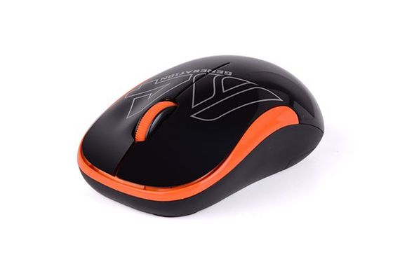 Миша комп'ютерна бездротова A4Tech G3-300N Orange помаранчева | Зображення 1