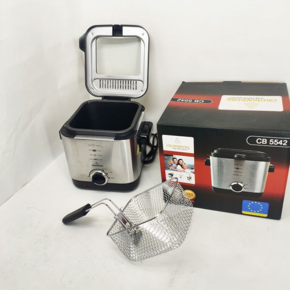 Фритюрниця для дому на 1.5л Crownberg CB-5542 1200Вт IV-56 | Зображення 7