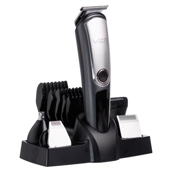 Набор для стрижки волос 5 в 1 машинка, триммер и бритва VVGR V-105 | Зображення 4