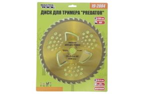 Диск для триммера Mastertool - 255 мм x 40 Т Predator (19-2004)
