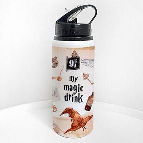 Пляшка для води з трубочкою My magic drink (Гаррі Поттер) 600 мл (PLV_25A029)