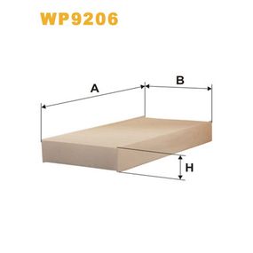 Фильтр салона Wixfiltron WP9206