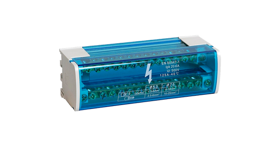 Шина «N» на DIN-рейку в корпусі 2х15 груп Ny95500200