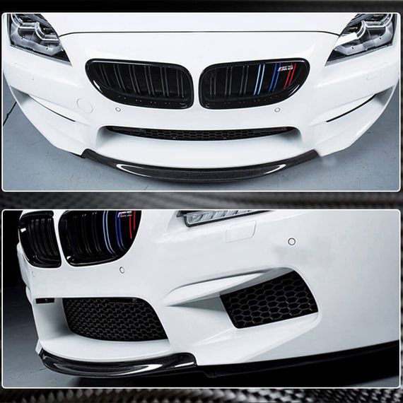 Накладка на передній бампер Lip V2 (для M6, Карбон) для BMW 6 F12/F13/F06 2011-2018 рр | Зображення 4