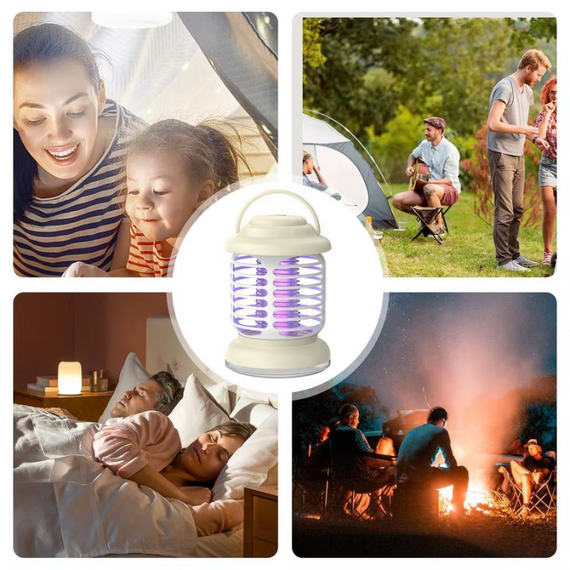 Ультрафіолетова лампа пастка комарів і комах, світлодіодний знищувач комарів і комах з USB | Зображення 8