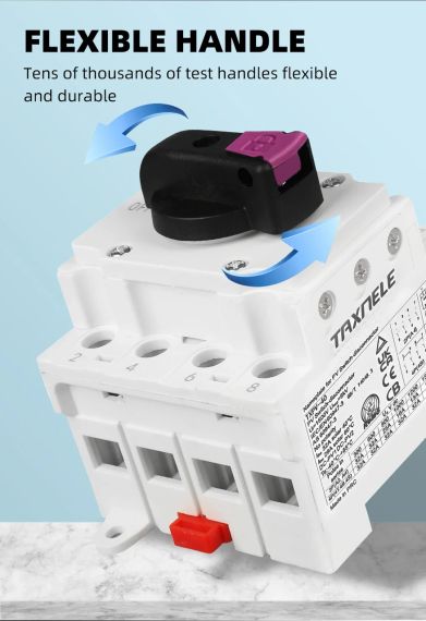 Вимикач ізолятор для сонячних панелей 32A до 1500V | Зображення 4
