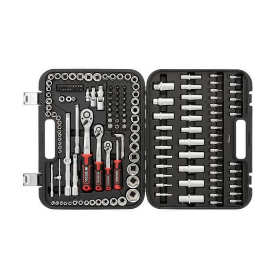 Набір інструментів 171 од., STORM, 1/2", 3/8", 1/4", Cr-V INTERTOOL ET-8171 | Зображення 1