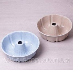 Форма Kamille Marble Ø25х8см для выпечки кекса KM-6032