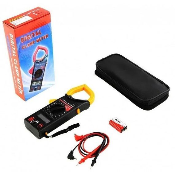 Цифровий Мультиметр DT 266C DIGITAL Токові кліщі мультитестер тестер, Тестер BQ-353 для електрика | Зображення 4