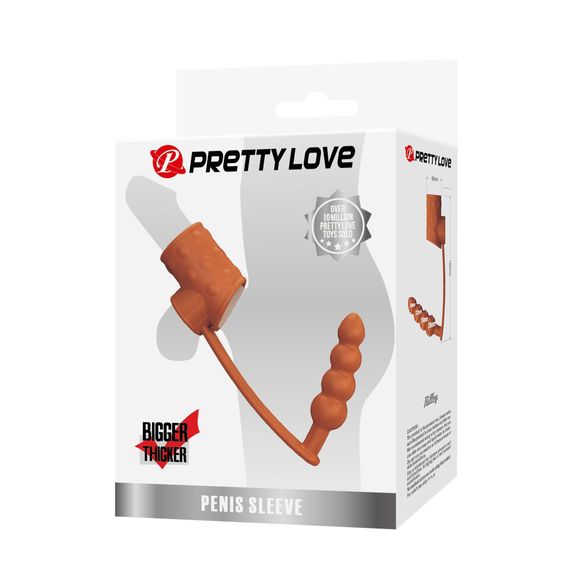 Насадка на член - Pretty Love Rilley Flesh | Зображення 6
