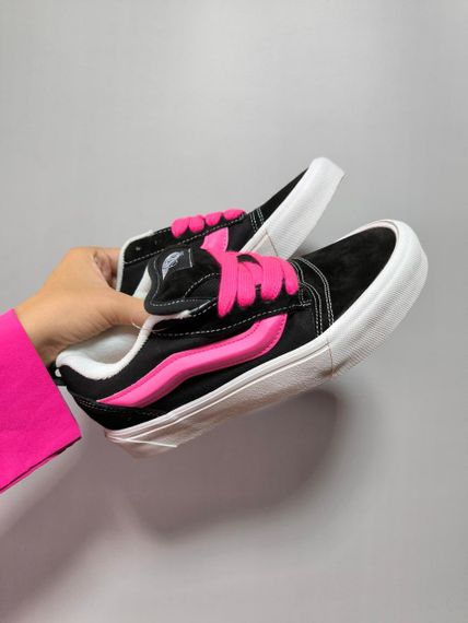 Кроссовки Vans Knu Skool Black Pink весна/лето/осень R174 37 23.5 см | Зображення 5