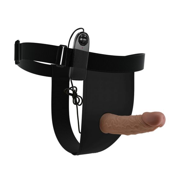 Страпон з вібро STRAP-ON PRETTY LOVE HARNESS BRIEFS Sex Aura | Зображення 1