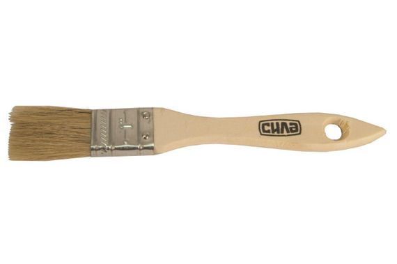 Кисть флейцевая натуральная щетина эконом 2,5'' СИЛА