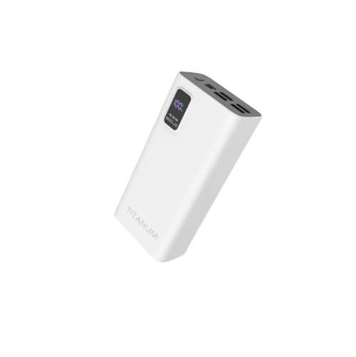 Павербанк 30000mAh Titanum TPB-728S-W 22,5W QC+PD білий | Зображення 4