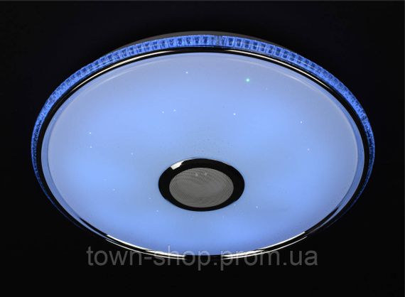 Светильник потолочный SMART LED с Bluetooth с пультом M8291-400-rgb-bl Белый 7х40х40 см. | Зображення 6