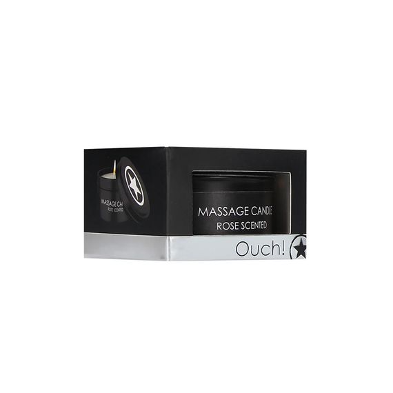 Масажна свічка - Ouch! Massage Candle Rose Scented, 100 г | Зображення 3