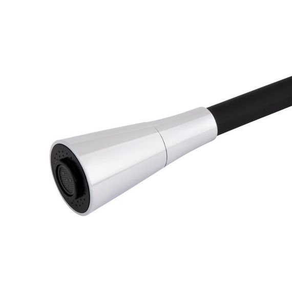 Змішувач для кухні Lidz Tani 008F3 з гнучким виливом (k40) LDTAN008F3BCR39484 Chrome/Black | Зображення 3