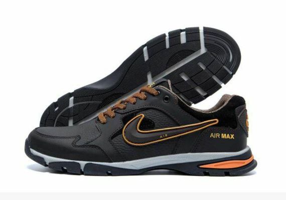 Шкіряні  кросiвки Nike  колір: чорний | Зображення 1