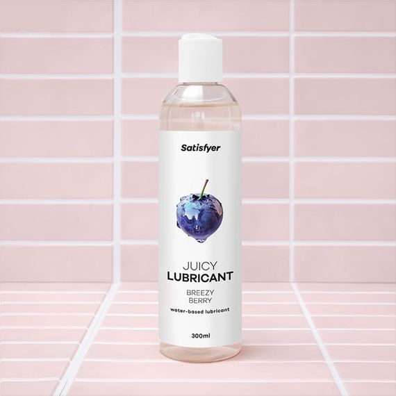 Лубрикант на водной основе Satisfyer Juicy Lubricant Breezy Berry water based 300 мл | Зображення 7