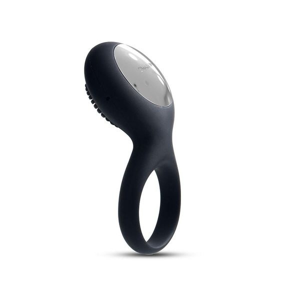 Ерекційне віброкільце для пар Svakom Tyler Black: Потужна стимуляція клітора та посилення ерекції | Зображення 1